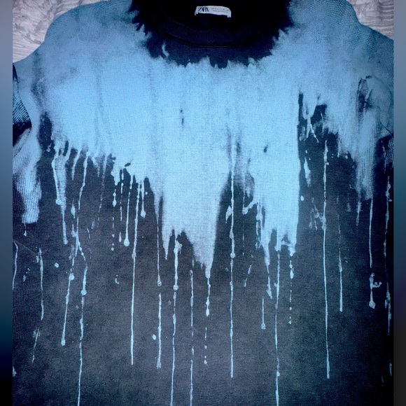 Zara oversized box tee -acid wash - Picture 3 of 3